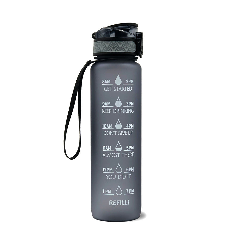 1L Wasser Flasche Mit Zeit Marker Deine Motivierende Flasche