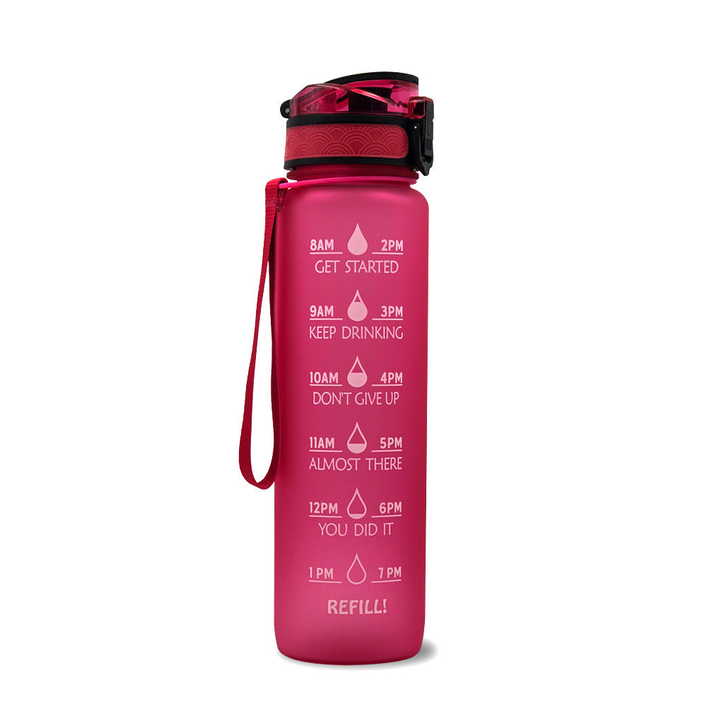 1L Wasser Flasche Mit Zeit Marker Deine Motivierende Flasche