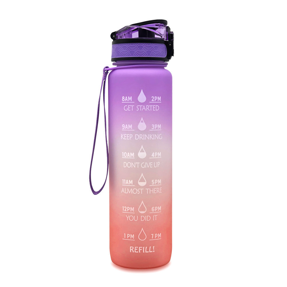 1L Wasser Flasche Mit Zeit Marker Deine Motivierende Flasche