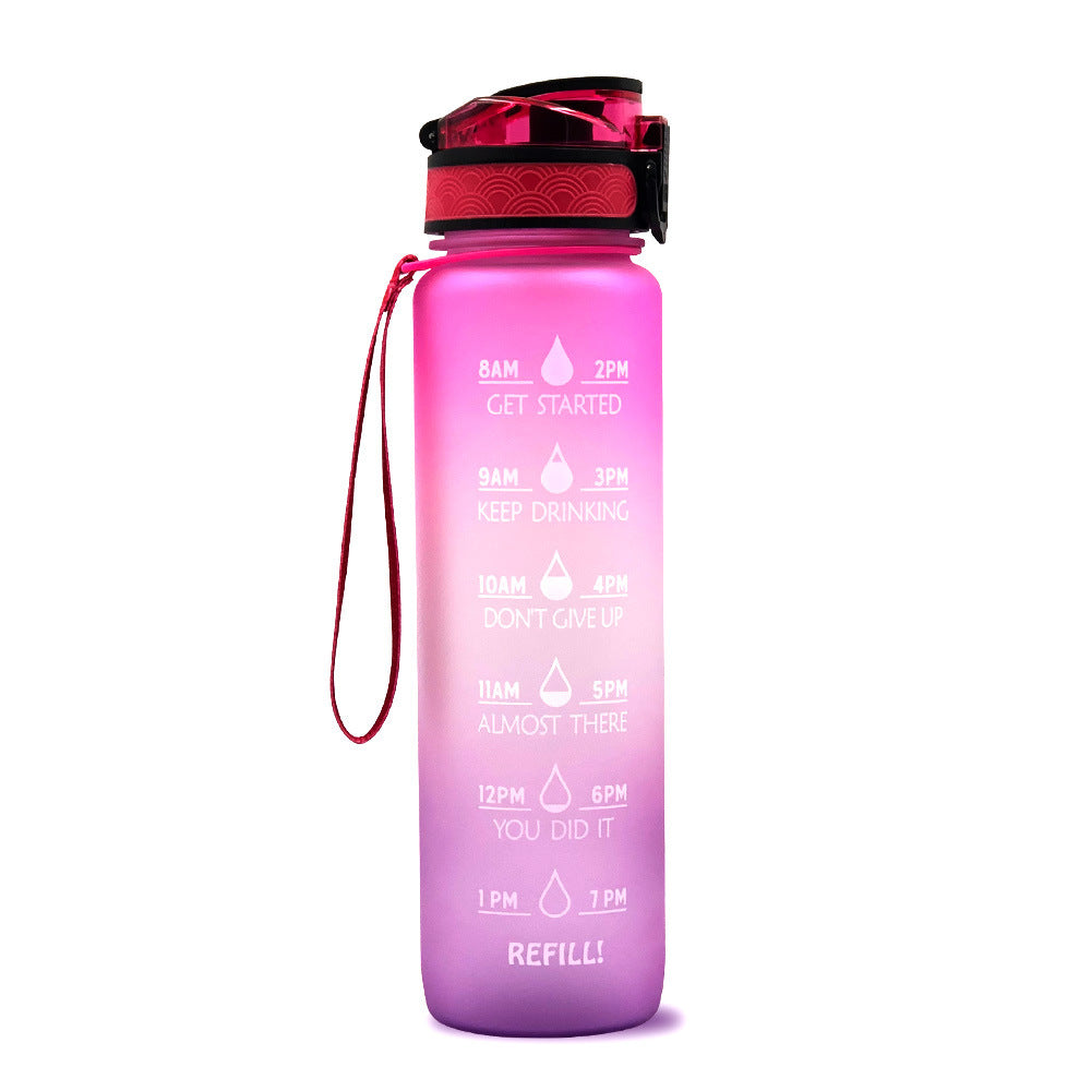 1L Wasser Flasche Mit Zeit Marker Deine Motivierende Flasche