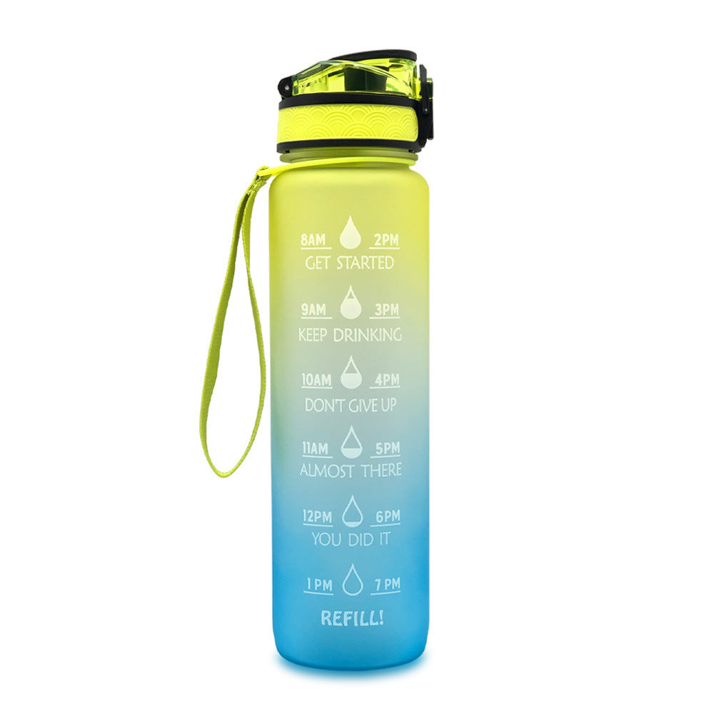 1L Wasser Flasche Mit Zeit Marker Deine Motivierende Flasche
