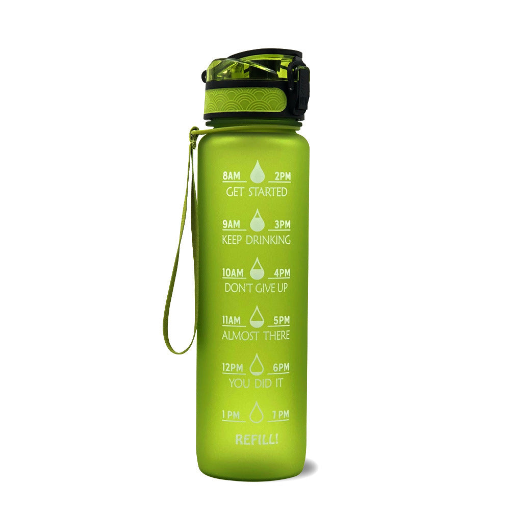 1L Wasser Flasche Mit Zeit Marker Deine Motivierende Flasche