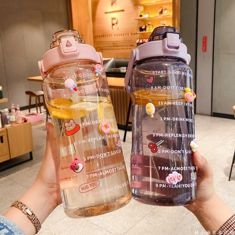 Stay Hydrated Bottle – 2L Motivation für deinen Alltag