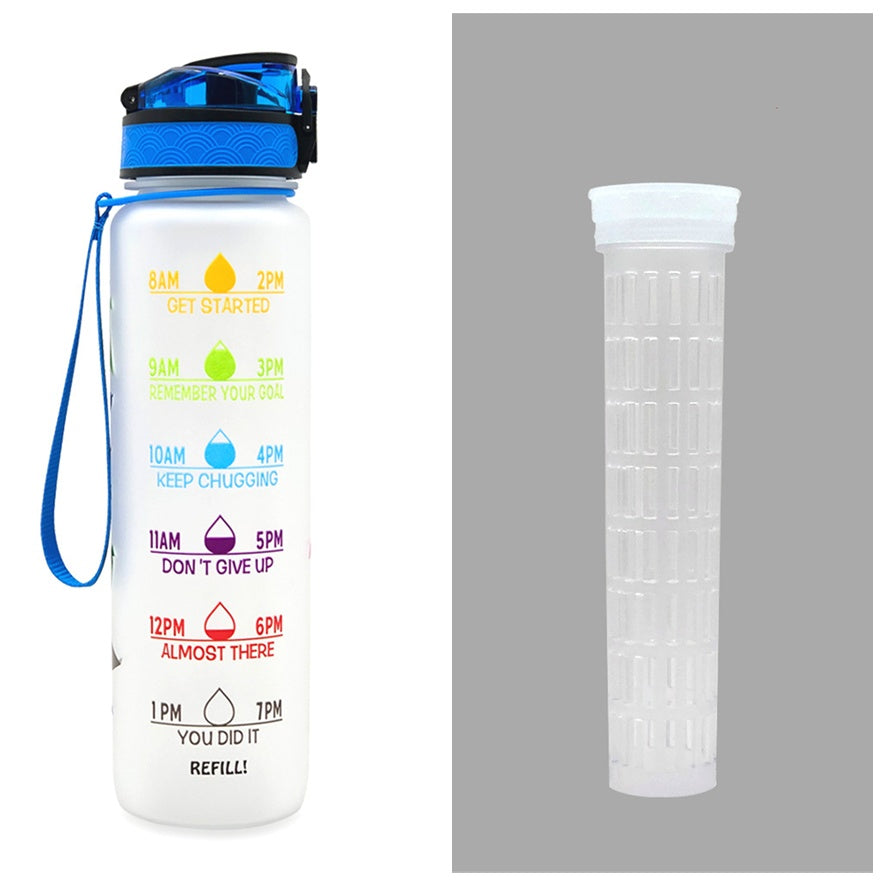 1L Wasser Flasche Mit Zeit Marker Deine Motivierende Flasche