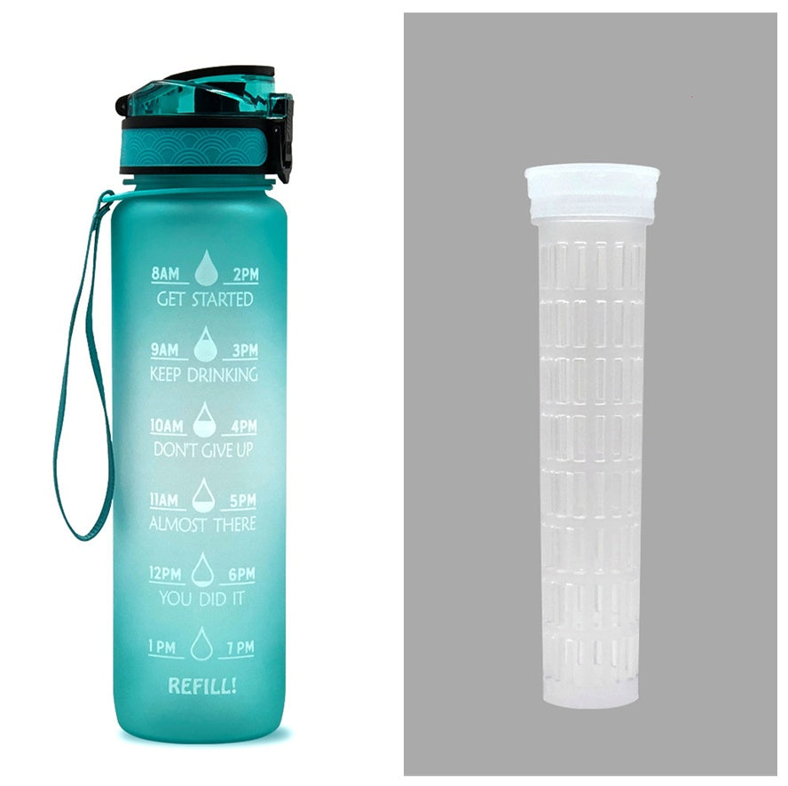 1L Wasser Flasche Mit Zeit Marker Deine Motivierende Flasche