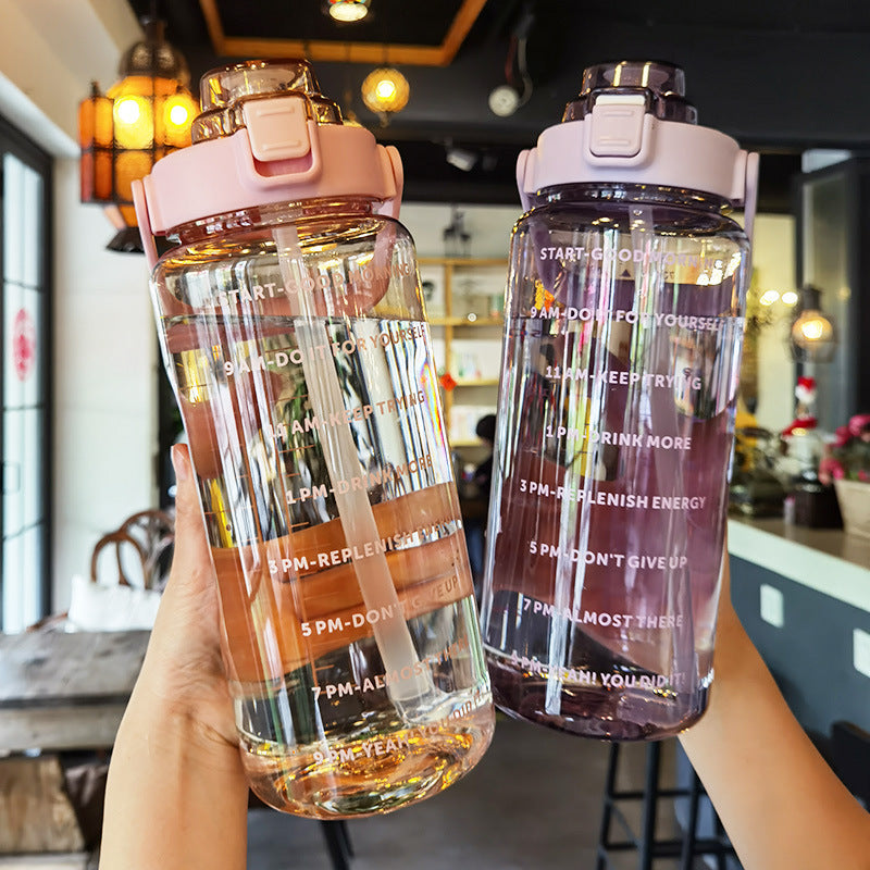 Stay Hydrated Bottle – 2L Motivation für deinen Alltag