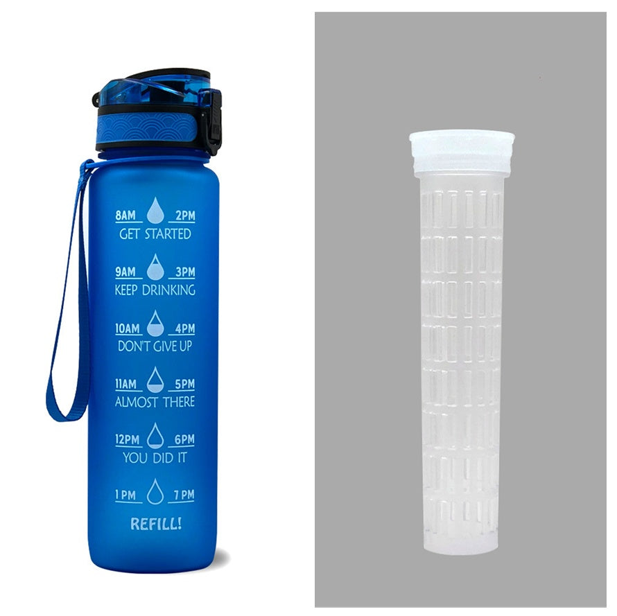 1L Wasser Flasche Mit Zeit Marker Deine Motivierende Flasche
