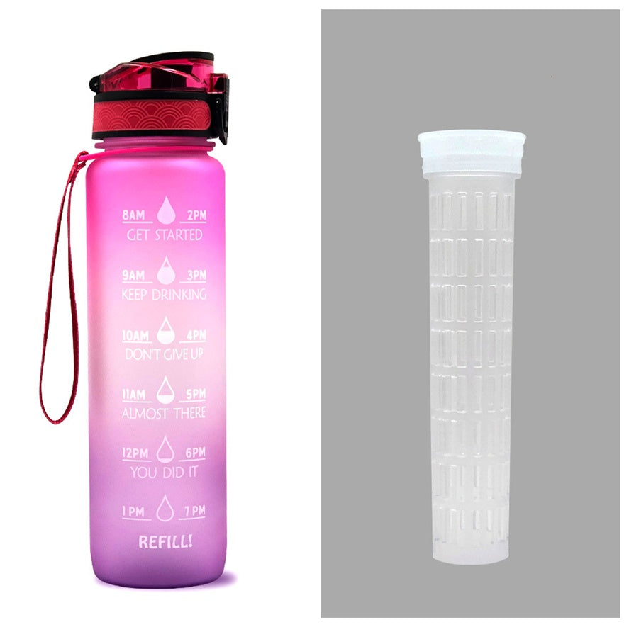 1L Wasser Flasche Mit Zeit Marker Deine Motivierende Flasche