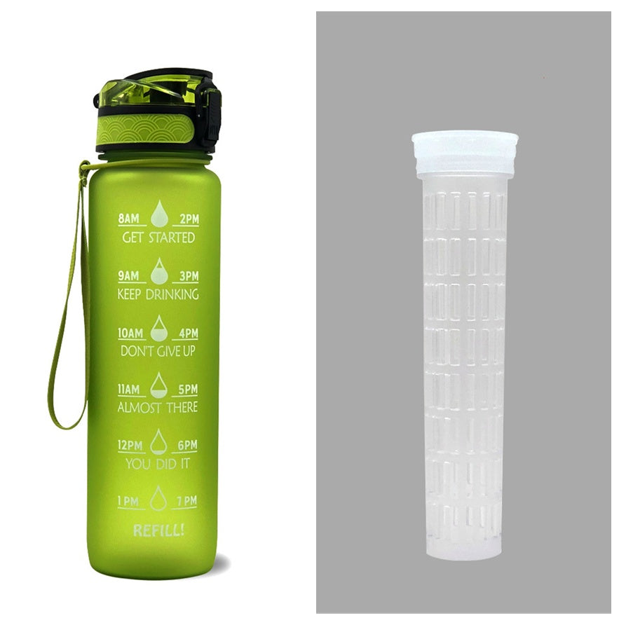 1L Wasser Flasche Mit Zeit Marker Deine Motivierende Flasche