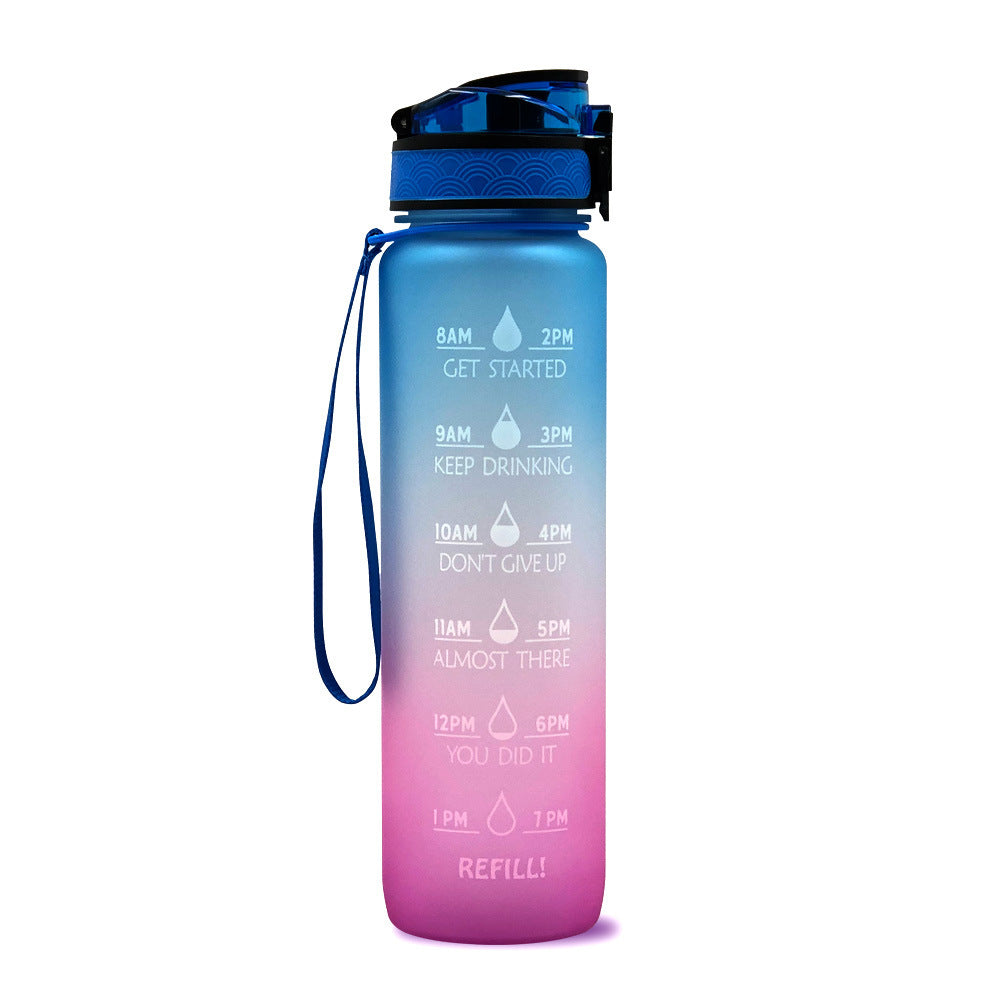 1L Wasser Flasche Mit Zeit Marker Deine Motivierende Flasche