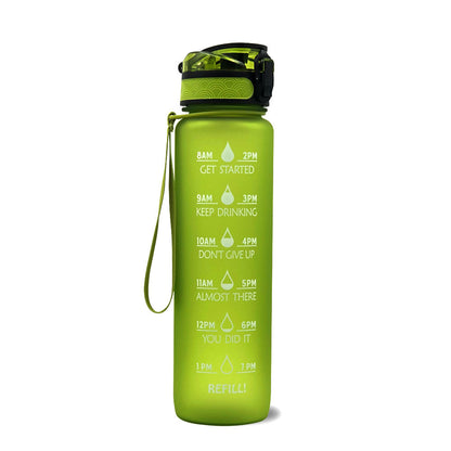 1L Wasser Flasche Mit Zeit Marker Deine Motivierende Flasche