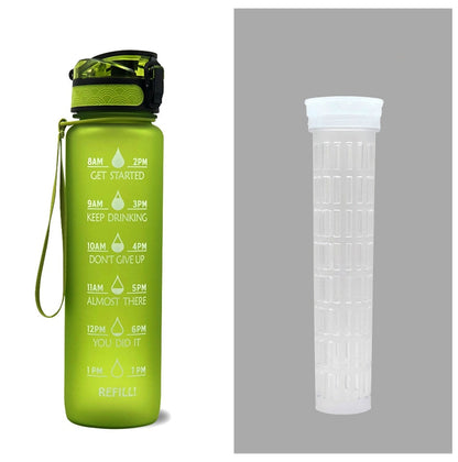 1L Wasser Flasche Mit Zeit Marker Deine Motivierende Flasche